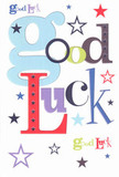 Brimming with encouragement, this good luck card captures the essence of well-wishing known throughout Leatherhead, from Norbury Park woodlands to the buzz around Swan Centre. The 'Good Luck' message glows in an artful blend of oversized, pastel blue, spirited red, mossy green, and royal purple-evoking the lively floral arrangements that local florists provide for every celebration. Sprinkles of navy, lilac, and zingy lime stars dance across the card's white landscape, suggesting dreams taking flight and hopes mingling with possibility, much as the scents and sights of a fresh bouquet do on delivery day in Leatherhead. The smooth, thick texture of the card whispers of quality and care, ideal for pressing into the palm of a friend about to embark on something new-be it a big move, exam, or creative pursuit. This keepsake lets Leatherhead's community spirit shine, carrying every heartfelt wish forward with optimism and warmth.